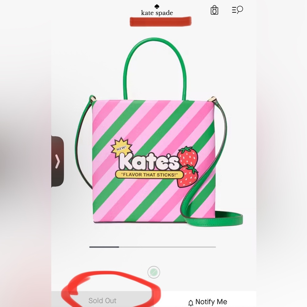 Kate Spade Pink and Purple Crossbody Bag - Picture 6 of 6
